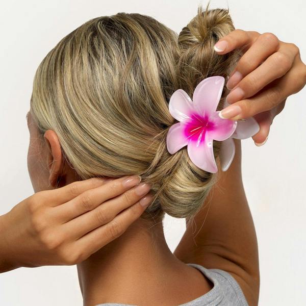 Brushworks Tropical Flower Claw Clips - 3 Pack