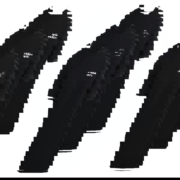 Ellesse Mens Azzini T-Shirt (Pack of 3) - Black