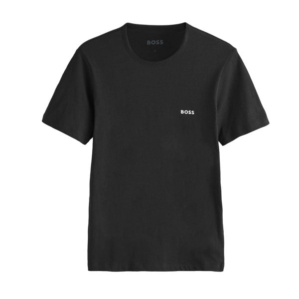 BOSS Cotton Basic T-Shirt Black