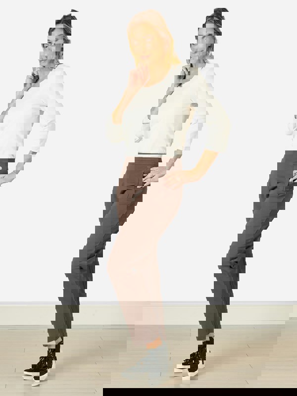 PennyPlain Treggings - Dark Latte