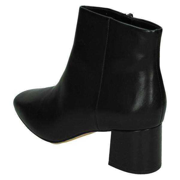Clarks Ladies Clarks Casual Heeled Ankle Boots Sheer Flora