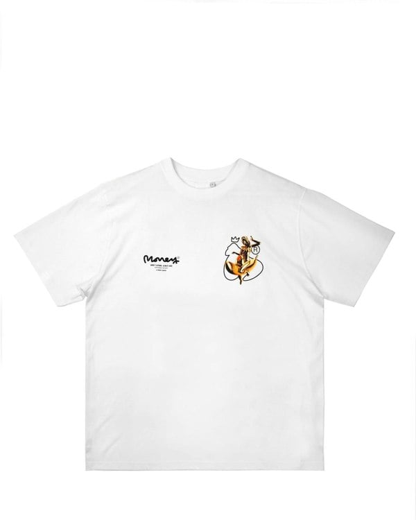 Money Steezy Rider Tee - White