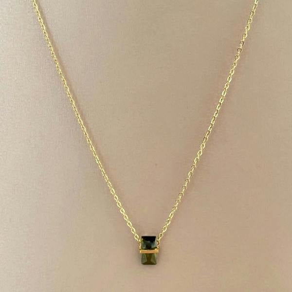 Anais Luxe 18k Gold Plated Minimalist Necklace Luxe Tones