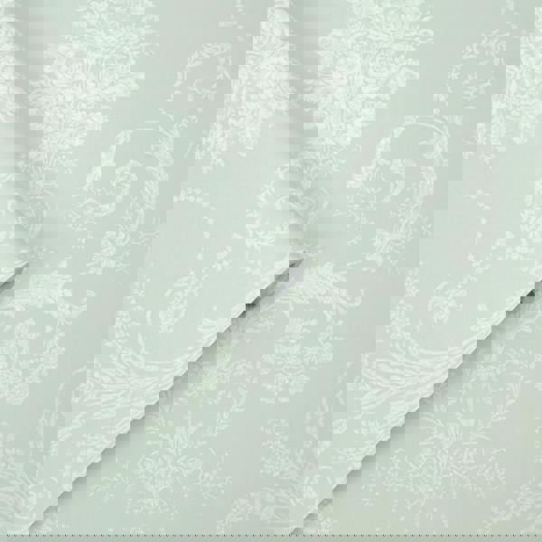 Laura Ashley Josette Wallpaper - Duck Egg - 10m
