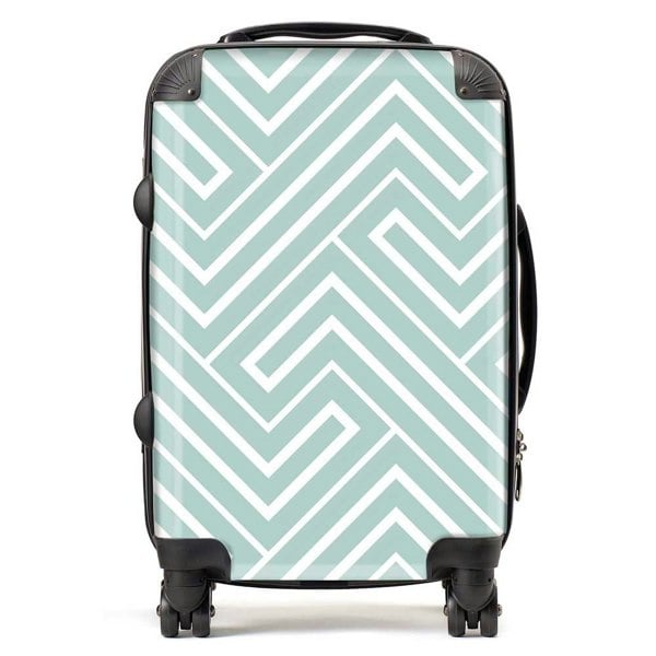 Warren Reed Geometric Modern Ornment Suitcase