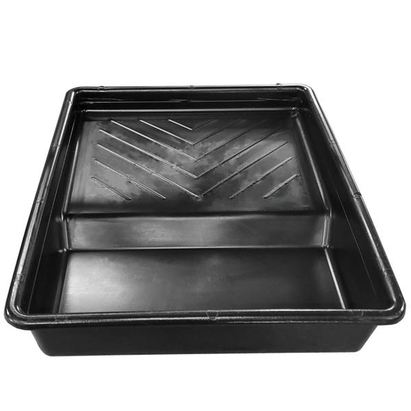 Ketoplastics Plastic Paint Tray 9" Painting Tray Durable Decorating Roller Tray Ideal For Trade & DIY Rollers Up To 9" Wide - Pack of 3