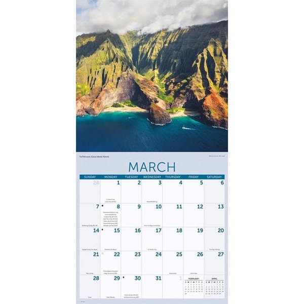 American Landscapes Calendar 2027, Wall Calendars, Month To View, Travel, Gift