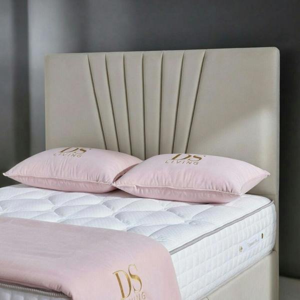 Elysian Cream Single Two Drawer Divan Bed