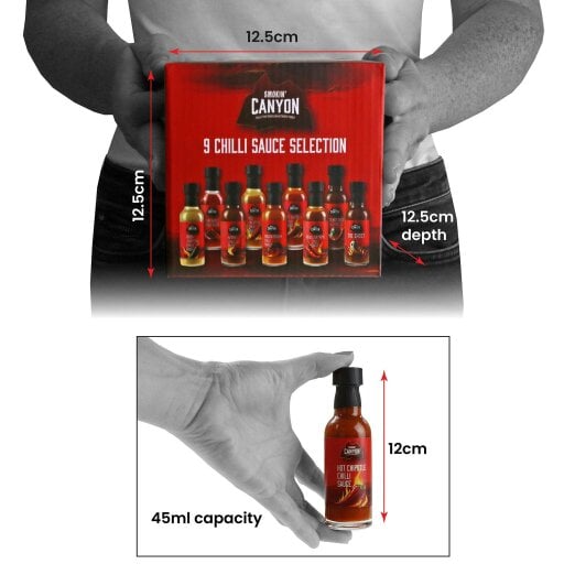 Kimm and Miller 9 Hot Sauce Selection Gift Set