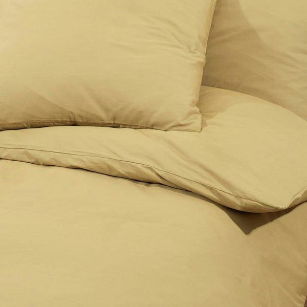 Berkfield Duvet Cover Set Taupe 200x200 cm Light-weight Microfiber