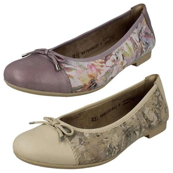 Remonte Womens Remonte Floral Ballerina Shoes D0K04