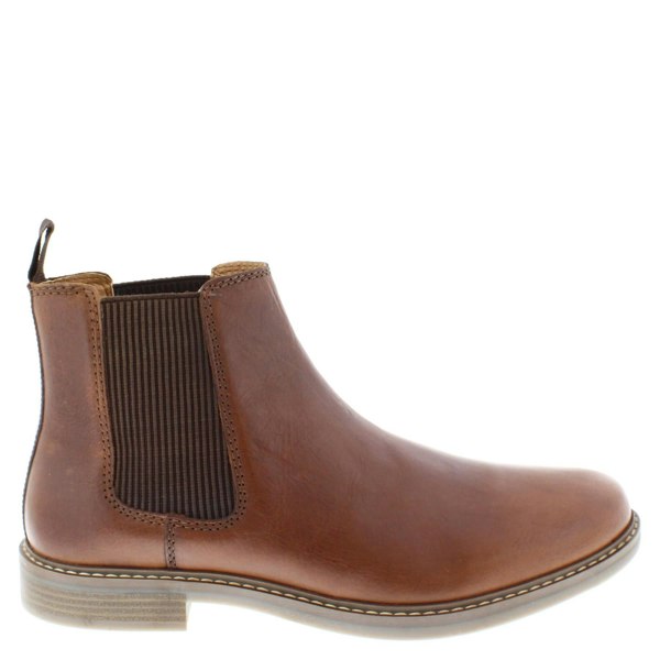Thomas Crick Red Tape Crick Bamford Leather Mens Pull On Brown Chelsea Boots