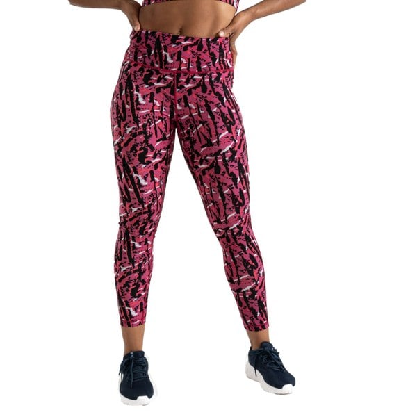 Regatta Womens/Ladies Influential Zebra Print Gym Leggings - Neon Pink