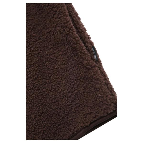 Animal Womens/Ladies Billie Bouclé Popper Detail Fleece Top - Brown - 