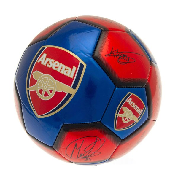 Arsenal FC Victory Through Harmony Signature Football - Navy/Red/White