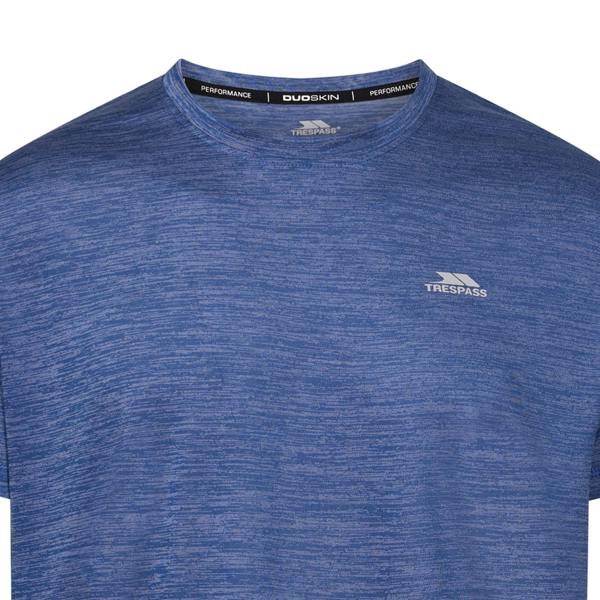 Trespass Mens Kearsley Active Top - Dark Indigo Marl - 