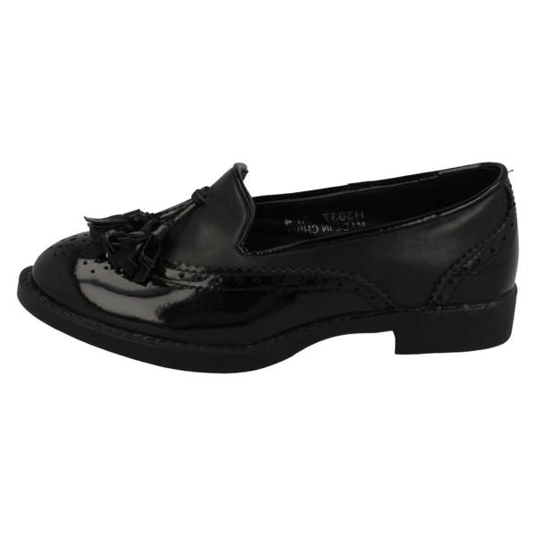 Spot On Girls Spot On Brogue Detail School Shoes