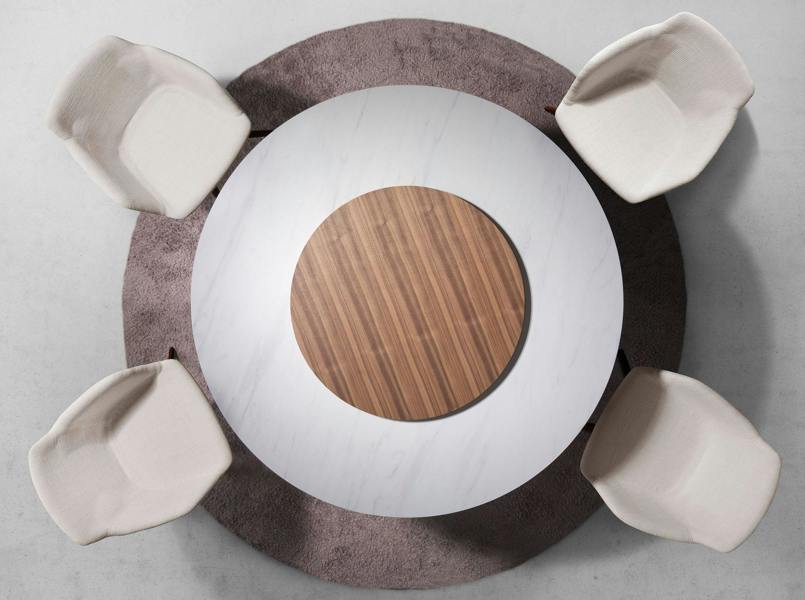 Angel Cerdá Beige Fabric Swivel Chair 4059