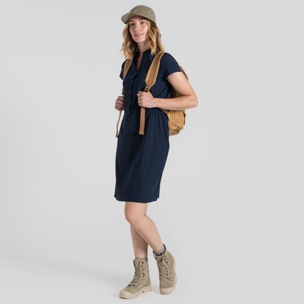 Craghoppers Women's Pro III Nosilife Casual Dress - Blue Navy