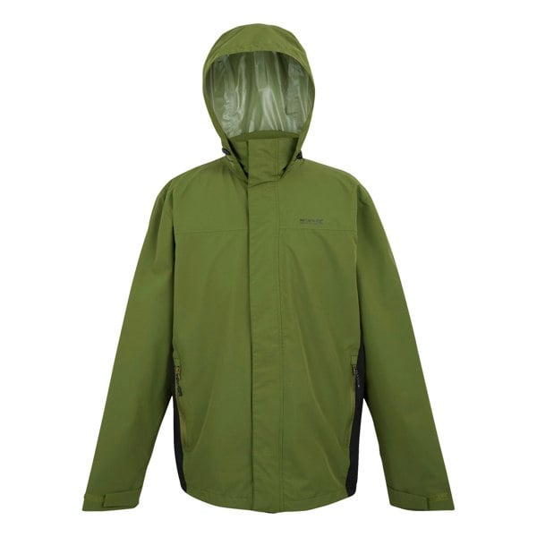 Regatta Mens Matt II Waterproof Jacket - Nephrite Green/Black