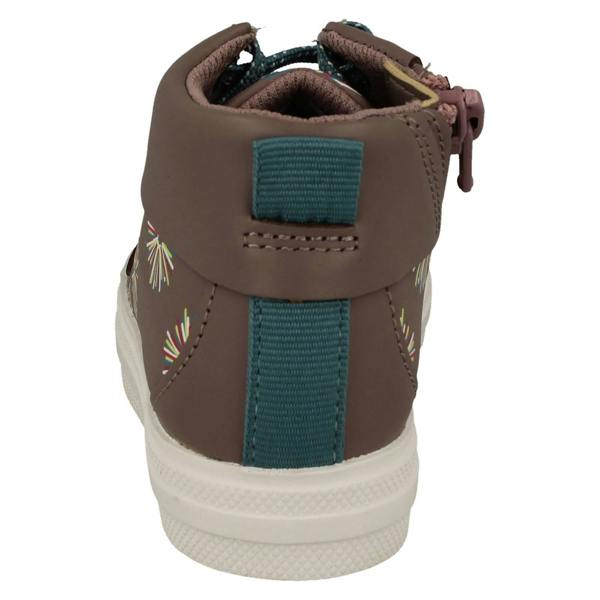 Clarks Girls Clarks Casual Thick Soled Boots Nova Pom