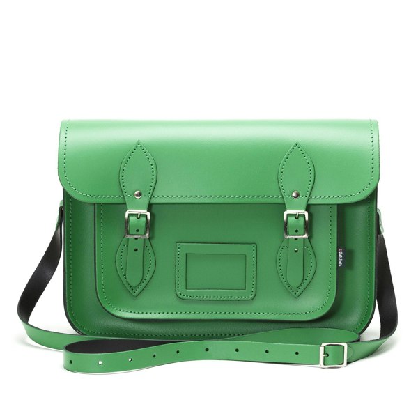 Zatchels Handmade Leather Satchel - Green