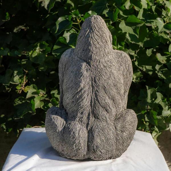 Large Stone Cast Gorilla Sculpture Animal Statue