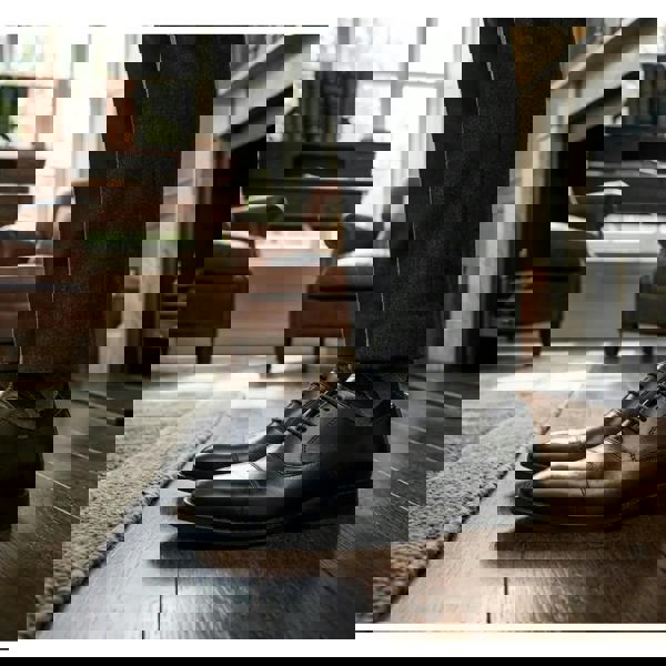 Dolcetto Men’s Classic Cap-Toe Oxford Lace-Up Shoes