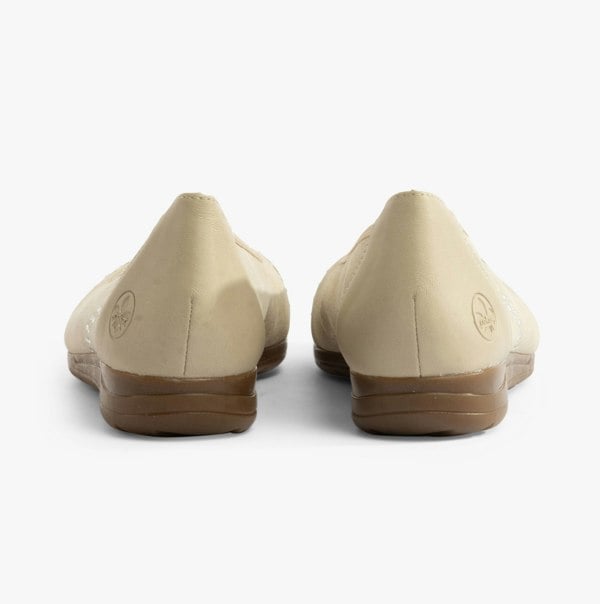 Rieker L9353-62 Womens Shoes - Beige