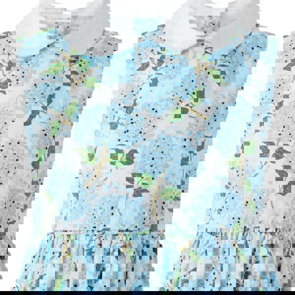 Rachel Riley Hydrangea Peter Pan Collar Dress