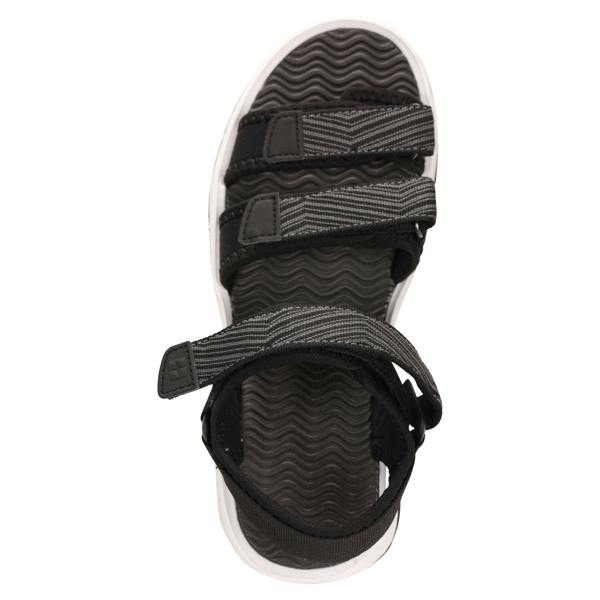 Mountain Warehouse Childrens/Kids 3 Touch Fastening Strap Sandals - Black - 