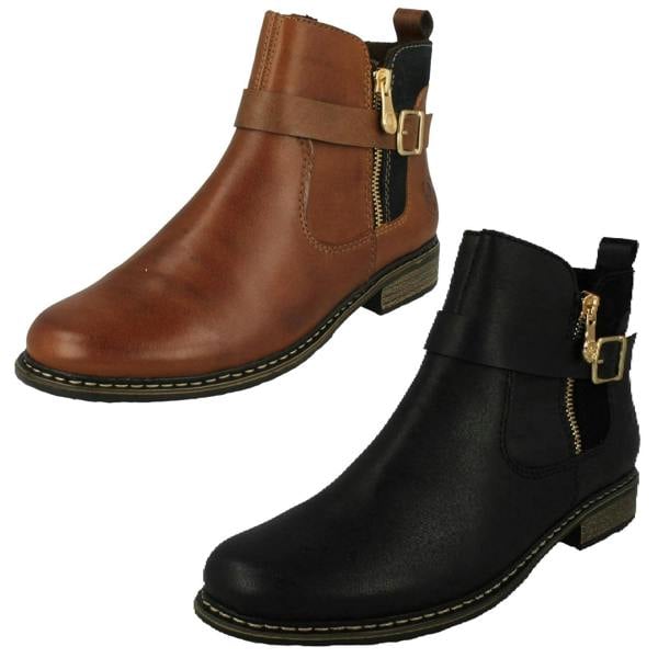 Rieker Ladies Rieker Fleece Lined Boots Z4959