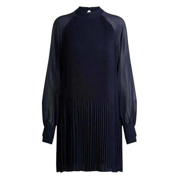 Boss Womens Dolumi High-Neck Dress - Dark Blue