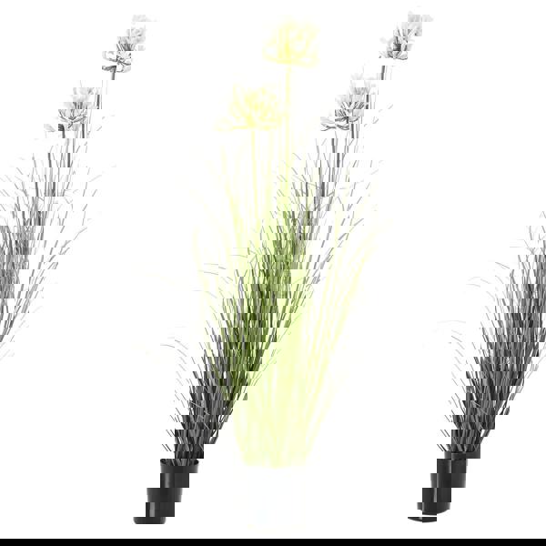 Hill Interiors Agapanthus Plant Pot - White/Green - 