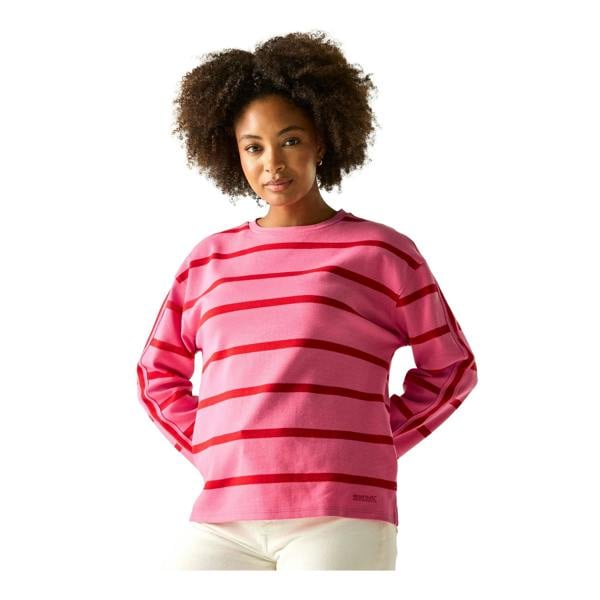 Regatta Womens/Ladies Avira Sweatshirt - Pink Lemonade/Red - 