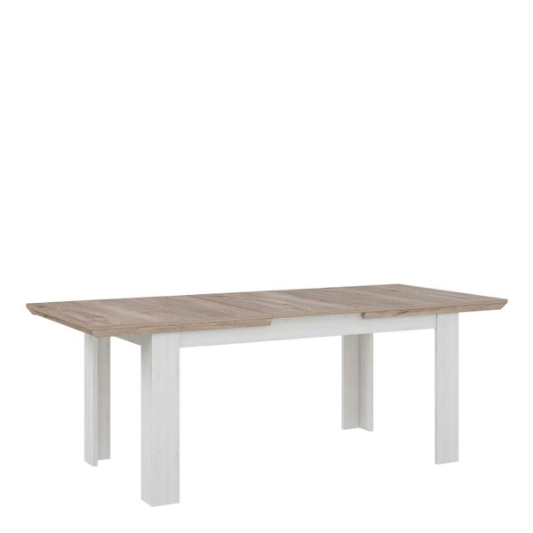 Wyld Haus Silkeborg Extending Dining Table Nelson and Snowy Oak Wood