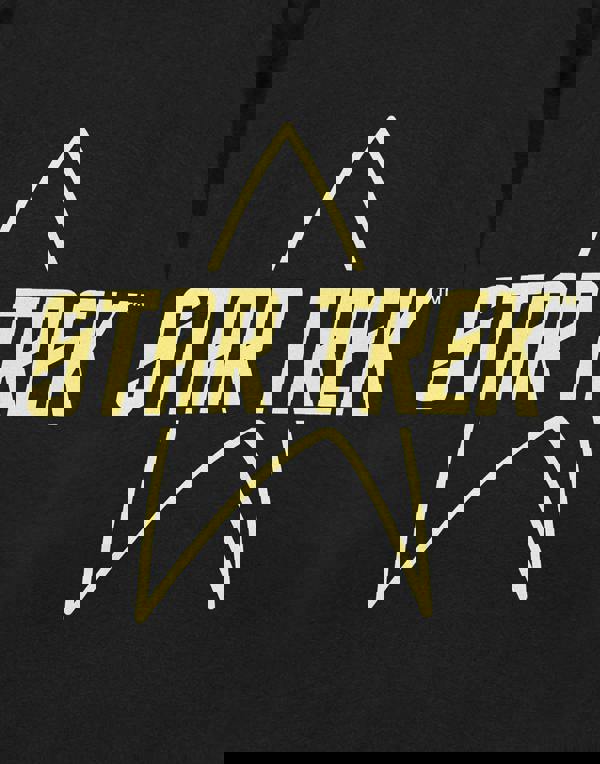 Star Trek Mens Black Logo Short Sleeved T-Shirt