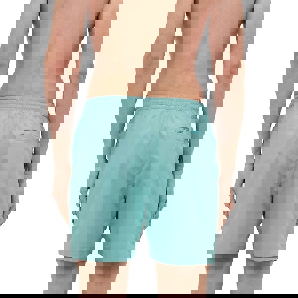 Calvin Klein Tape Logo Swim Shorts Saltwater Aqua