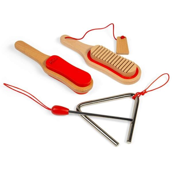 Bigjigs Toys Starter Rhythm Makers | Natural Instruments | Kids' Percussion Instrument |