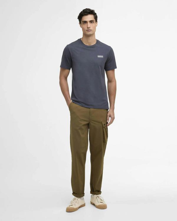 Barbour International Small Logo T-Shirt - Storm Grey