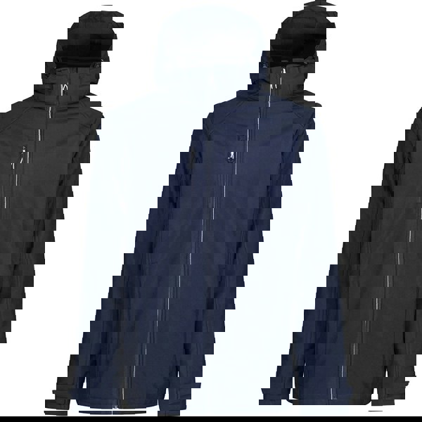 Regatta Mens Erasmus 4 In 1 Soft Shell Jacket - Navy