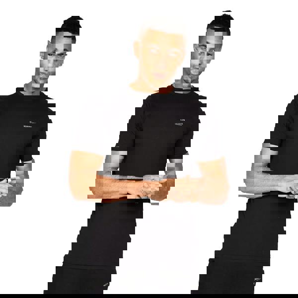 Crosshatch Mens Traymax T-Shirt (Pack of 5) - Blue/Red/Black/Yellow/White - 