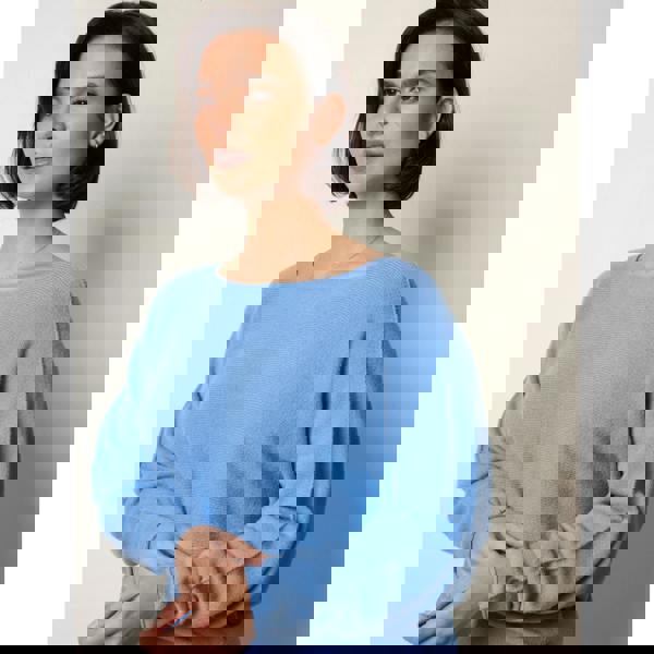 Blue Vanilla Round Neck Jumper