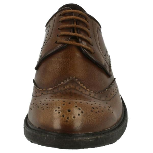 Maverick Mens Maverick Low Heel Brogue Lace Up Shoes