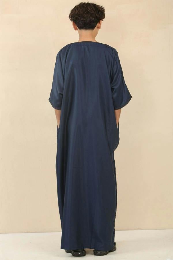 Infinity Leather Kid's Boys Moroccan Thobe Djellaba Jubba Robe Eid