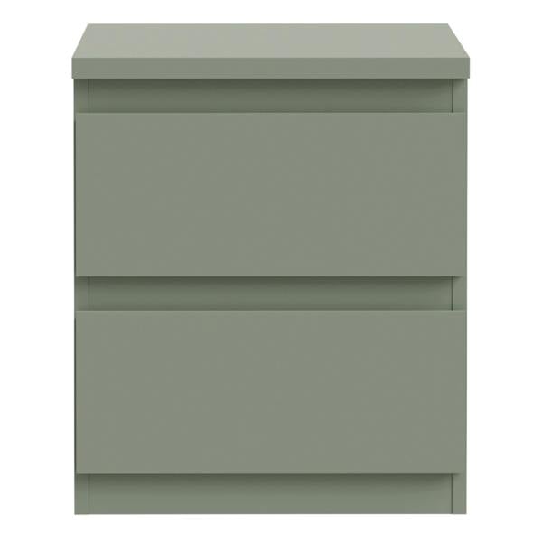Furniture To Go Edmore 2 Drawer Bedside Table in Sage Green