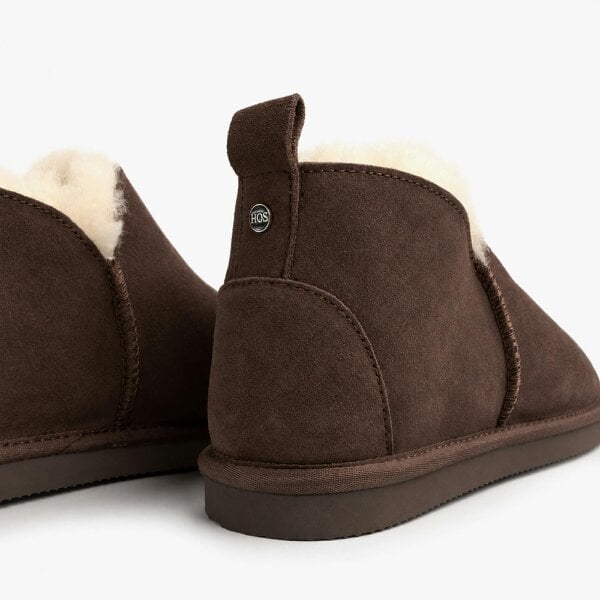 HOS Sheepskin TIA Slipper Boots Slipper Boots   in  Brown