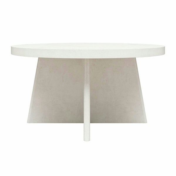 Dorel Home Liam Round Coffee Table Plaster