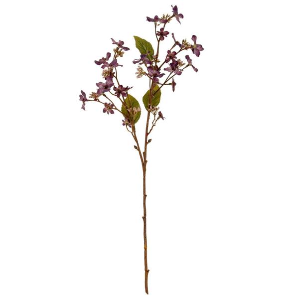 Wyld Haus Set of 3 Artificial Flowers Purple Vernicia Fordii Sprays