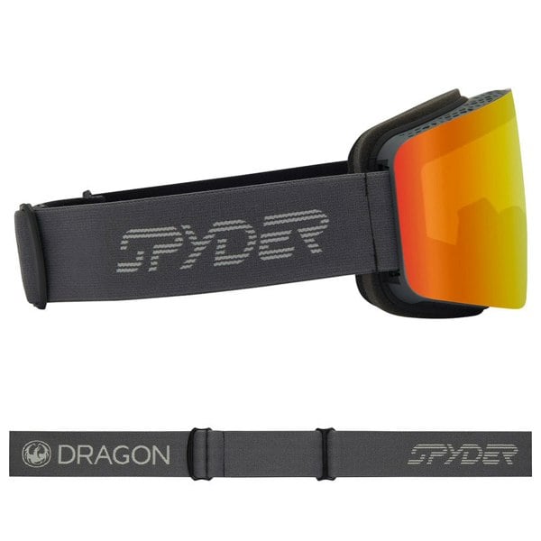 Dragon R1 OTG - SPYDER Polar Grey with Lumalens Red Ionized & Lumalens Light Rose Lens